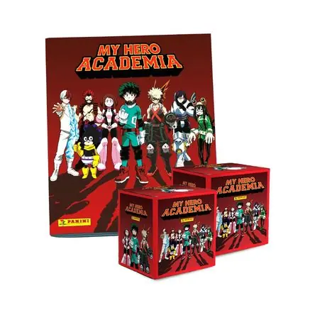 ALBUM MY HERO ACADEMIA, ALBUM TAPA BLANDA + 2 PAQUETONES (100 SOBRES) Artigianale