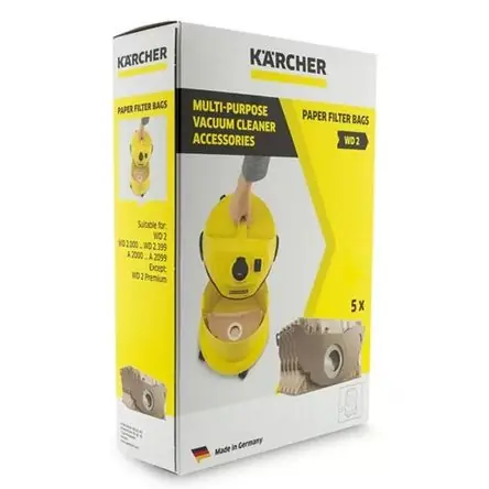 Miglior Prezzo Bolsa del filtro para aspiradora WD 2 5 unidades Karcher