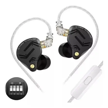 Nuovo Arrivo Audifonos Kz Zs12 Pro X Con Micrófono Originales Sellados