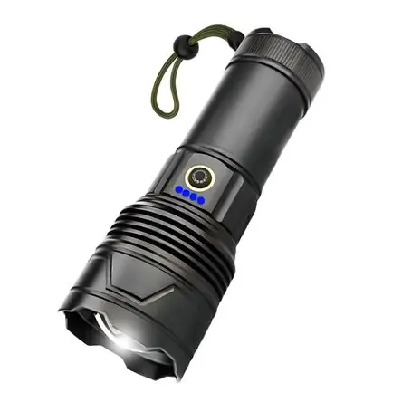 Linterna LED Recargable 3000m Lidimi 30W con Zoom Power Bank y 5 Modos A Buon Prezzo
