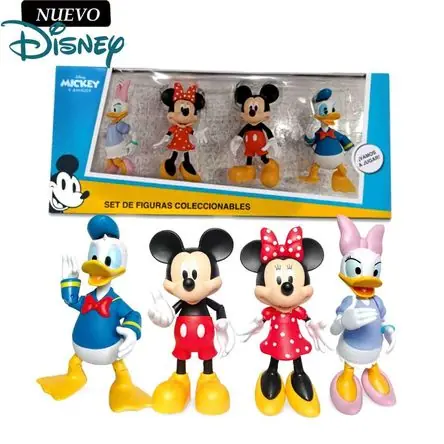 In Voga Set de Figuras Articulables Mickey Mouse y sus Amigos-D 4pcs