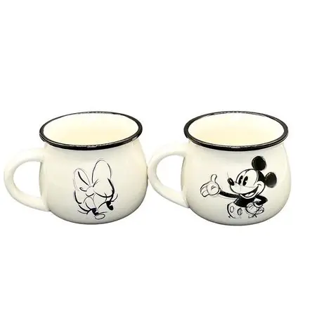 Tazas Mickey y Minnie Coleccio´n Disney 2pzas 250 ml - Tazas Mickey y Minnie Colección Disney 2pzas 250 ml Ordine In Blocco