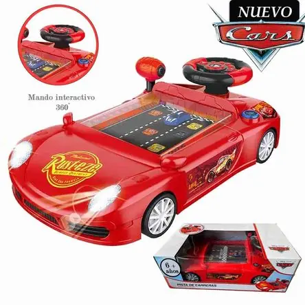 JugueteCoche de Carrera Consola CARS con Luces y Sonido Spedito Oggi