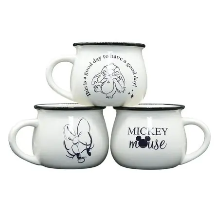 Tazas Disney Mickey Minnie Stitch 3 Pzas Direttamente Dal Produttore