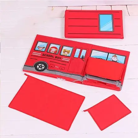 Spedito Oggi Caja Organizador de Juguetes Puff Autobus para Niño OTTOWARE
