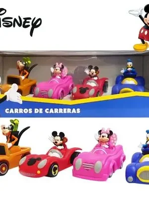 Juguete Set de Vehículos Mickey Mouse y sus Amigos 4pzs Artigianale